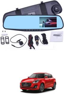 LOVMOTO Dual Lens Dvr Dash Camera 4.3inch Rearview Mirror For Sw-ift Old Reverse Assist Camera System