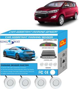 Kingsway White Reverse Parking Sensors for Innova Crysta 2015 to 2021 White Reverse Parking Sensors for Innova Crysta 2015 to 2021 Parking Sensor
