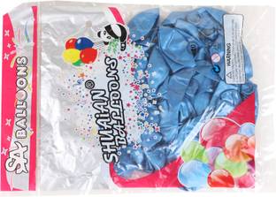 Chrome Ballon Pack of 10 - Metallc Color - Blue Party Blowouts