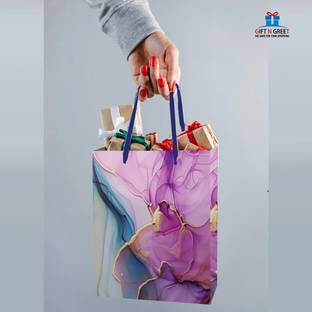 Gift N Greet Trendy Carry Size Medium RecyclableEco Printed Party Bag