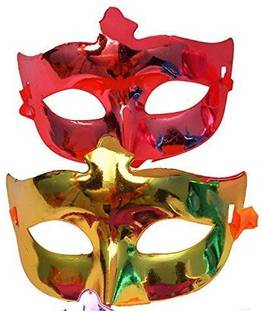 TechBytesRetail Multi Color Eye Mask for Party, Birthday, Anniversary 2pc)  Party Glow Ornament