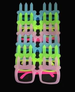 Brown Leaf Funny Funky Neon Radium Party Eyeglasses Frame Nightclub Party Photo Booth  Party Glow Ornament