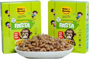 Millet 'n' Minutes Premium Multi Millet Flour Blend (Kodo, Jowar, Ragi, Foxtail)-Wheat Suji & Salt Macaroni Pasta