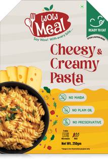 WOWMEAL Cheesy $ Creamy Pasta Ready to eat food 250 GM Pasta