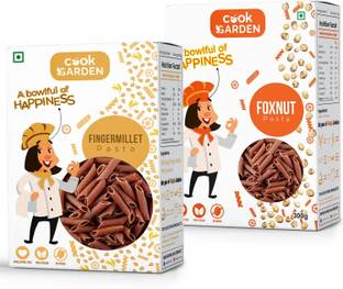 Cook Garden Finger Millet & Foxnut | High Protein & Fiber | High Energy & Cholesterol Free Penne Pasta