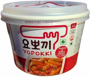 Yopokki Sweet 'n' Spicy Topokki Rice Cake Pack of 1 Pasta