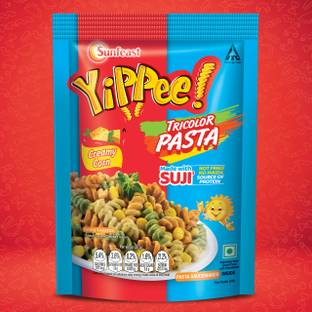 Sunfeast YiPPee! 100% Suji Tricolor Creamy Corn Pasta