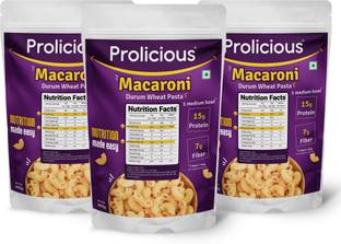 Prolicious Durum Wheat Macaroni Pasta | High Protein | No Maida Macaroni Pasta
