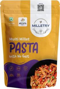 MILLETRY Multi Millet Pasta - High Protein, Fibre & Vitamins - With Taste Blend Powder Fusilli Pasta