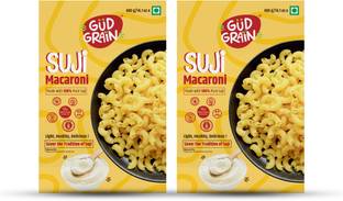 Gud Grain Suji Macaroni | No Maida | Made with 100% Suji (Rava/Semolina) | Macaroni Pasta