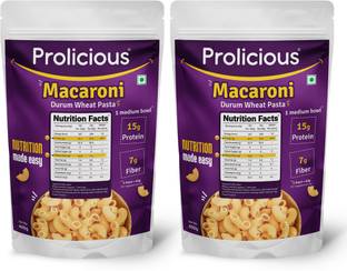Prolicious Durum Wheat Macaroni Pasta | High Protein | No Maida Macaroni Pasta
