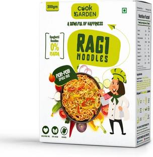 Cook Garden Ragi Noodles Peri Peri Spice Mix | Maida Free | Healthy Meal Spaghetti Pasta