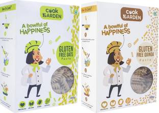 Cook Garden Quinoa & Oats Pasta 600g, Gluten Free, Fusilli Pasta Combo, Rich in Calcium Fusilli Pasta