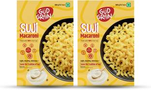 Gud Grain Suji Macaroni | No Maida | Made with 100% Suji (Rava/Semolina) | Macaroni Pasta