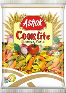Ashok Cooklite Tiranga Penne Pasta 100% Semolina | High Protein Healthy Diet Penne Pasta
