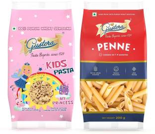 Gustora Durum Wheat Semolina My Princess & Penne Pasta Combo Penne Pasta