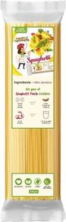 Cook Garden 100% Semolina Durum Wheat | No Maida | Rich in Calcium & Protein Spaghetti Pasta