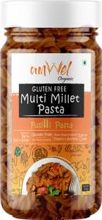 Amwel Organic GlutenFree Multi Millet Pasta | 220g x 1pc | Ragi Jowar Bajra | No Wheat Fusilli Pasta