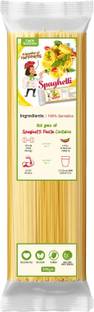 Cook Garden 100% Semolina Durum Wheat | No Maida | Rich in Calcium & Protein Spaghetti Pasta