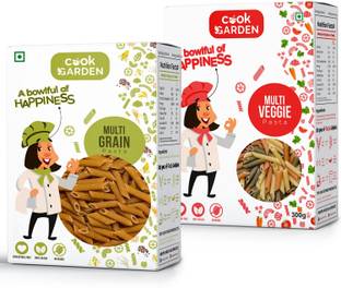 Cook Garden Multiveggie & Multigrain | High Protein Healthy Diet | Maida & Cholesterol Free Penne Pasta