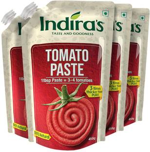 Indira Tomato Paste 450g Pack of 4