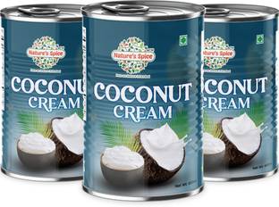 Nature's Spice Coconut Cream - 1200ml, Combo Pack of 3