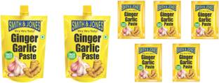 smith and jones GINGER GARLIC PASTE PACK OF 7 (200G X 2, 25G X 5)