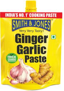 SMITH & JONES Ginger Garlic Paste, India's No.1 Cooking Paste, Thick & Coarse