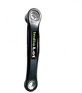 IndiaLot Cycle Crank Arm 170mm Bicycle Left Crank Arm Prismatic Hole quoteless Alloy Pedal