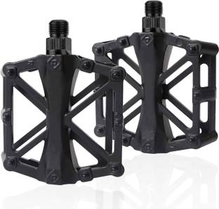 NSV Cycle Pedals MTB Pedal Alloy Off Road Mountain Bicycle Pedal (Black) Pedal