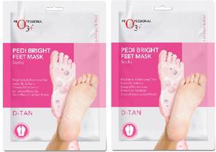 O3+ Pedi Bright Foot Socks Cream Mask