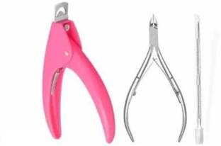 Plusbeauty Nail cutter, cuticle cutter and cuticle Pusher