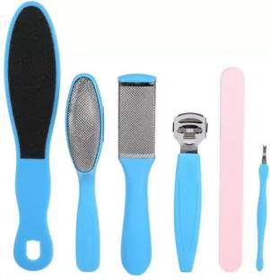 Jus’Be U Pedicure Tools for Feet - 8 in 1 Pedicure Kit|Foot Scrubber for Dead Skin-1 Set