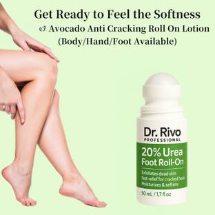 Dr.Rivo PROFESSIONAL 20% Urea Foot Cream Roll-On for Rough Heels & Soft Feet