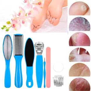 ghorela 8 IN 1 Pedicure Kit Foot Scrubber for Dead Skin pack of 01
