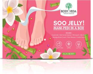 Body Veda Soo Jelly 7 Steps Crystal Pedicure- Manicure Kit
