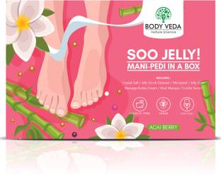 Body Veda Soo Jelly 7 Steps Crystal Manicure-Pedicure Kit