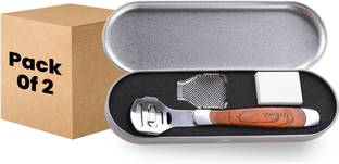 Dr Foot Pedicure Callus Remover For Corn Shaver, Wooden Handle with 10 Blades(Pack of 2)