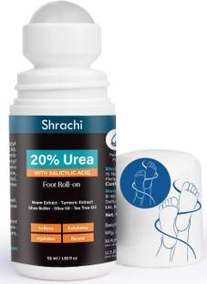 Shrachi 20% Urea Foot Roll-On | For Dry & Cracked Heels (50 ml, Set of 1)