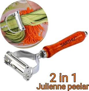 SARTHU Julienne Peeler Fruit Vegetable Shredder potato Slicer Ultra Sharp Stainless Y Shaped Peeler