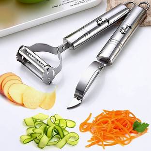 Top Chef Vegetable and Fruit Peeler Set Y Shaped, Straight Peeler Set