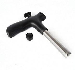 Paybox Newest Useful Stainless Steel Coconut Opener Driller Knife Tool Straight Peeler