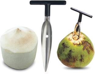 NSUSU Stainless Steel Coconut Driller, Coconut Opener Machine, Coconut Opener Y Shaped Peeler