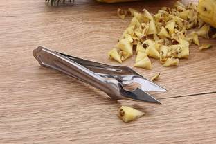 Top Trick 1PCs Stainless Steel Pineapple Eye Remover Tool - Eye Peeler, Practical Seed elerRemover Straight Peeler