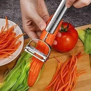HUENTERPRISE Stainless Steel Vegetable & Fruit All in 1 Peeler Y Shaped Peeler