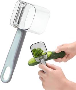 SWEEVAN Multifunctional Fruit and Vegetable Peeler with Container Straight Peeler