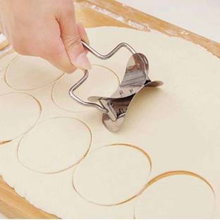 Masox Store Puri Cutter Roller Machine Use for Making Biscuits Cookies & Puri with Handle K1 NA Peeler