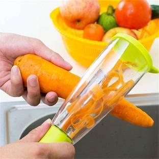 Avircraft Multi functional Vegetable Or Fruit Peeler with Container Straight Peeler