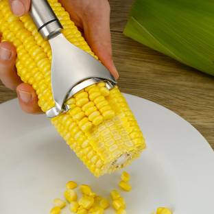 REVATAKG Stainless Steel Corn Peeler with Ergonomic Ultra Sharp Blades Y Shaped Peeler