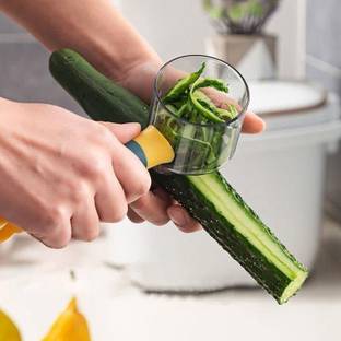 Homevilla Fruit Peeler with Container Multi-Function Vegetable Peeler with Storage Box Straight Peeler